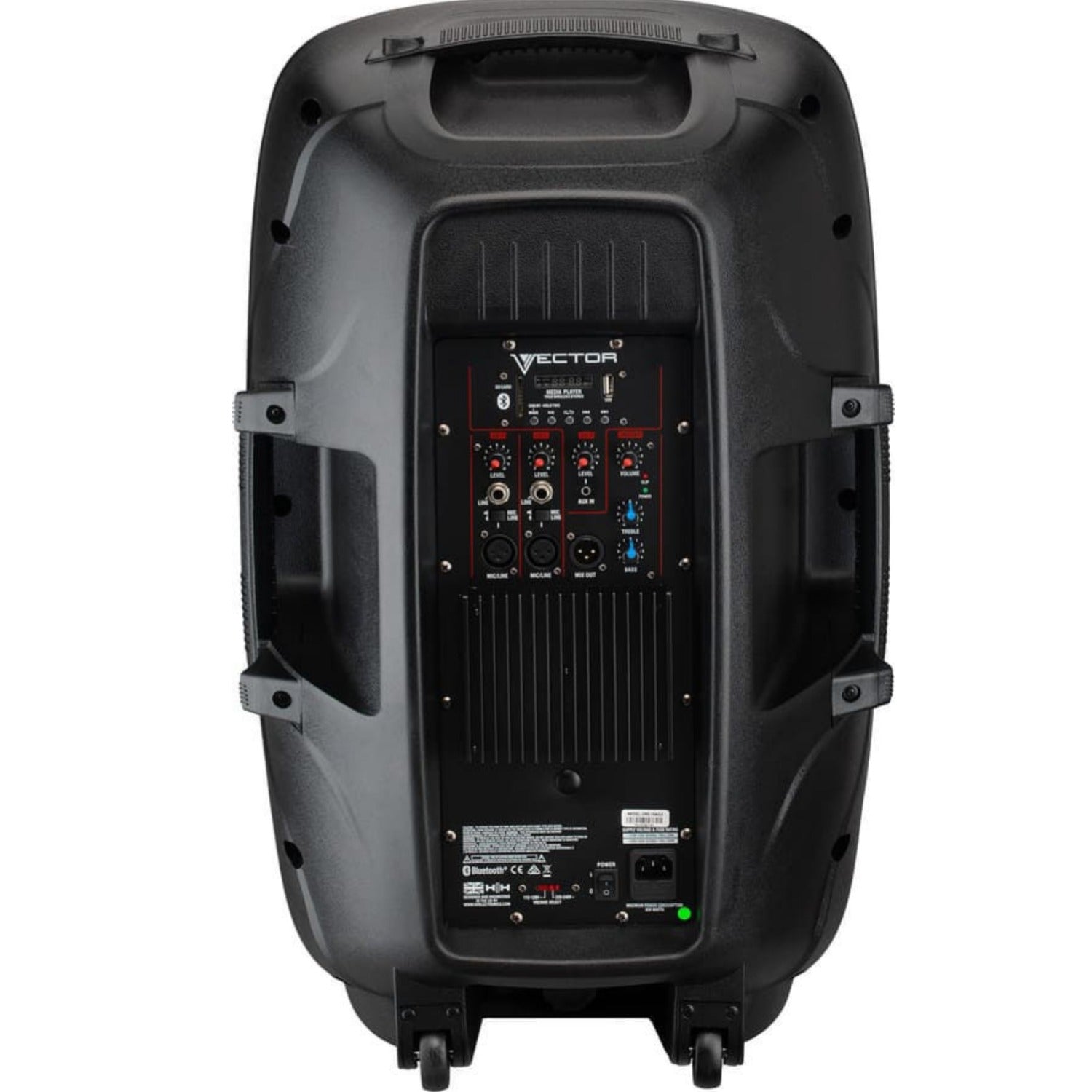 Laney Portable Pa Systems Black Laney VRE-15AG2, 800W HH Active Audio Portable Loudspeaker