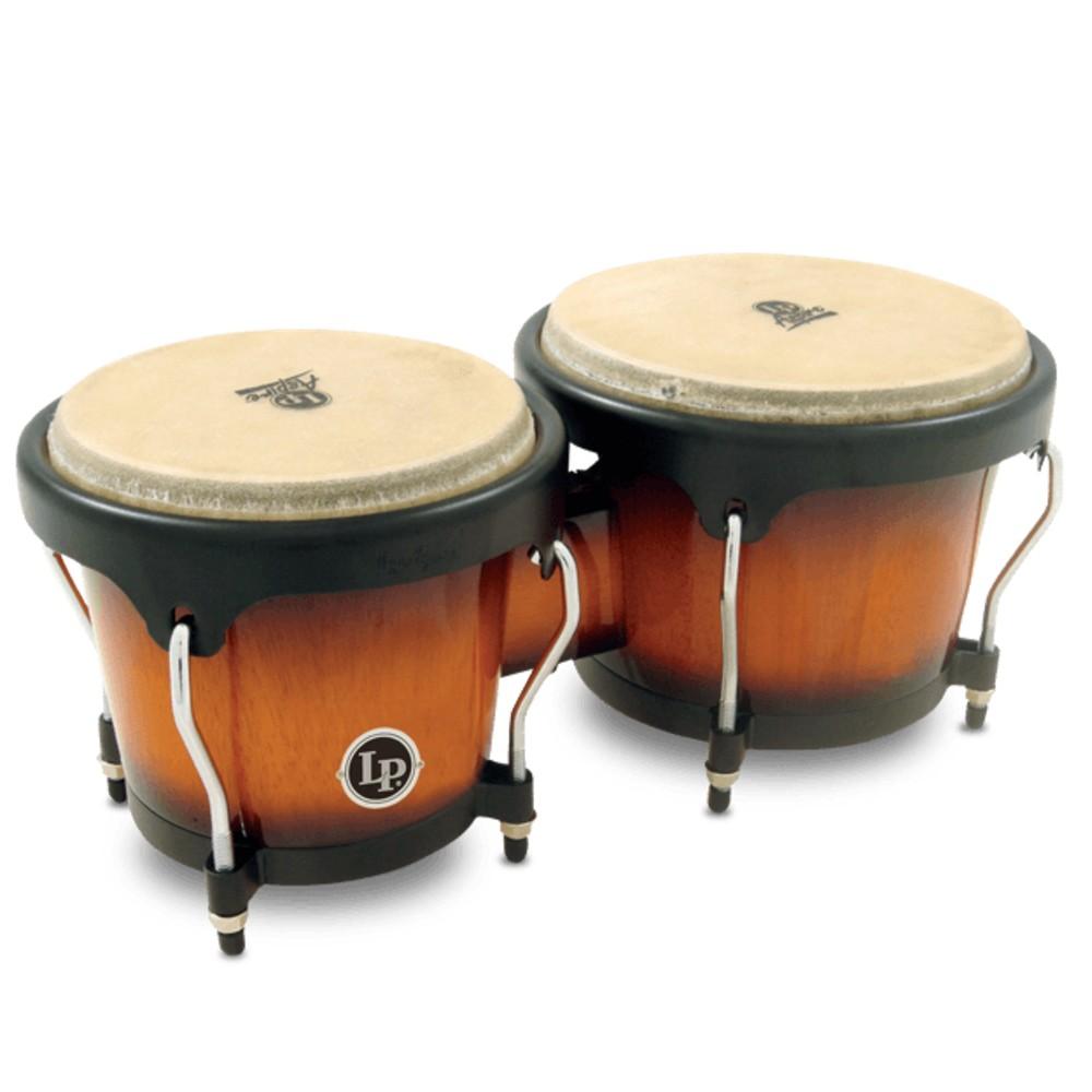 latin percussion bongos vintage sunburst/black latin percussion aspire lpa601 wood bongos    #color_vintage-sunburst-black