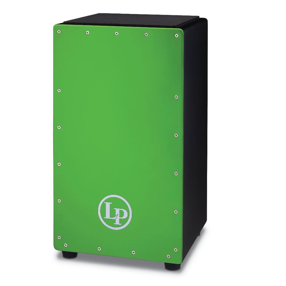 latin percussion cajons latin percussion lp1425 prism snare cajon with padded seat   #color_green