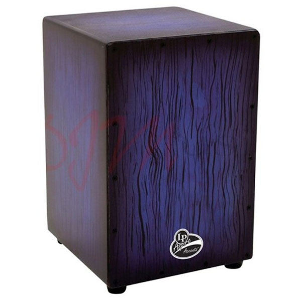 latin percussion cajons lp aspire accent cajon blueburst streak