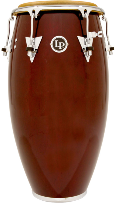 latin percussion congas lp classic model wood 12-1/2inch tumbadora wine red/chrome