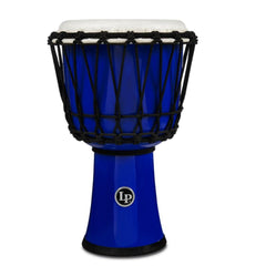 Latin Percussion Djembes Blue Latin Percussion LP1607 7 Inch Rope Tuned Circle Djembe With Perfect Pitch Head