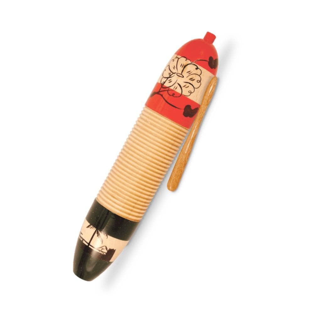 latin percussion guiros latin percussion cp249 cylinder guiro with scraper