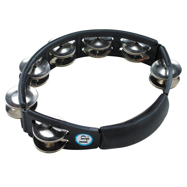 latin percussion hand percussions lp lp150 cyclops jingle steel tambourine (hand held)