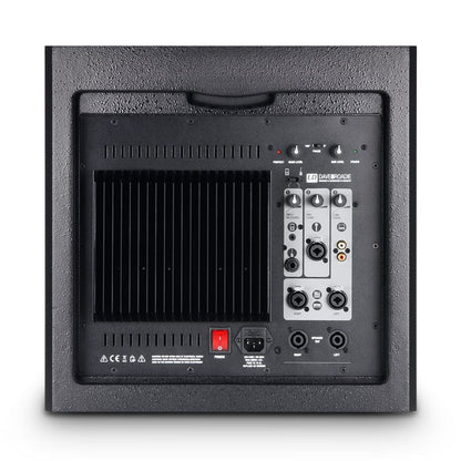 ld systems active pa speakers black ld systems dave 8 roadie portable active pa system with 3-channel mixer 