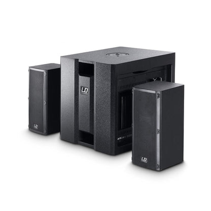 ld systems active pa speakers black ld systems dave 8 roadie portable active pa system with 3-channel mixer 