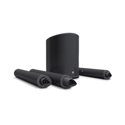 LD Systems Active PA Speakers Black LD Systems Ultra-Portable Battery-powered Column Active Portable PA System