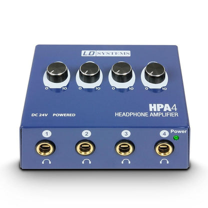 LD Systems Headphone Amplifiers LD Systems HPA4 4 Channel Headphone Amplifier