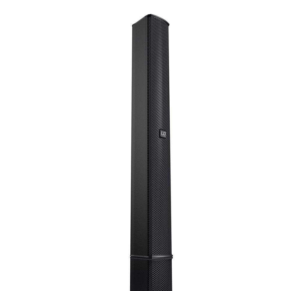 ld systems portable pa systems ld system portable column pa system with mixer bluetooth