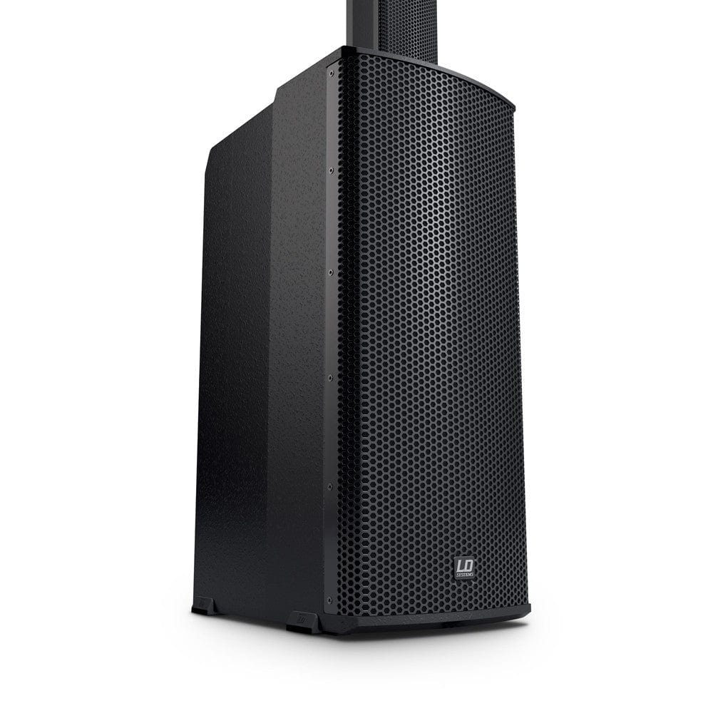 ld systems portable pa systems ld system portable column pa system with mixer bluetooth