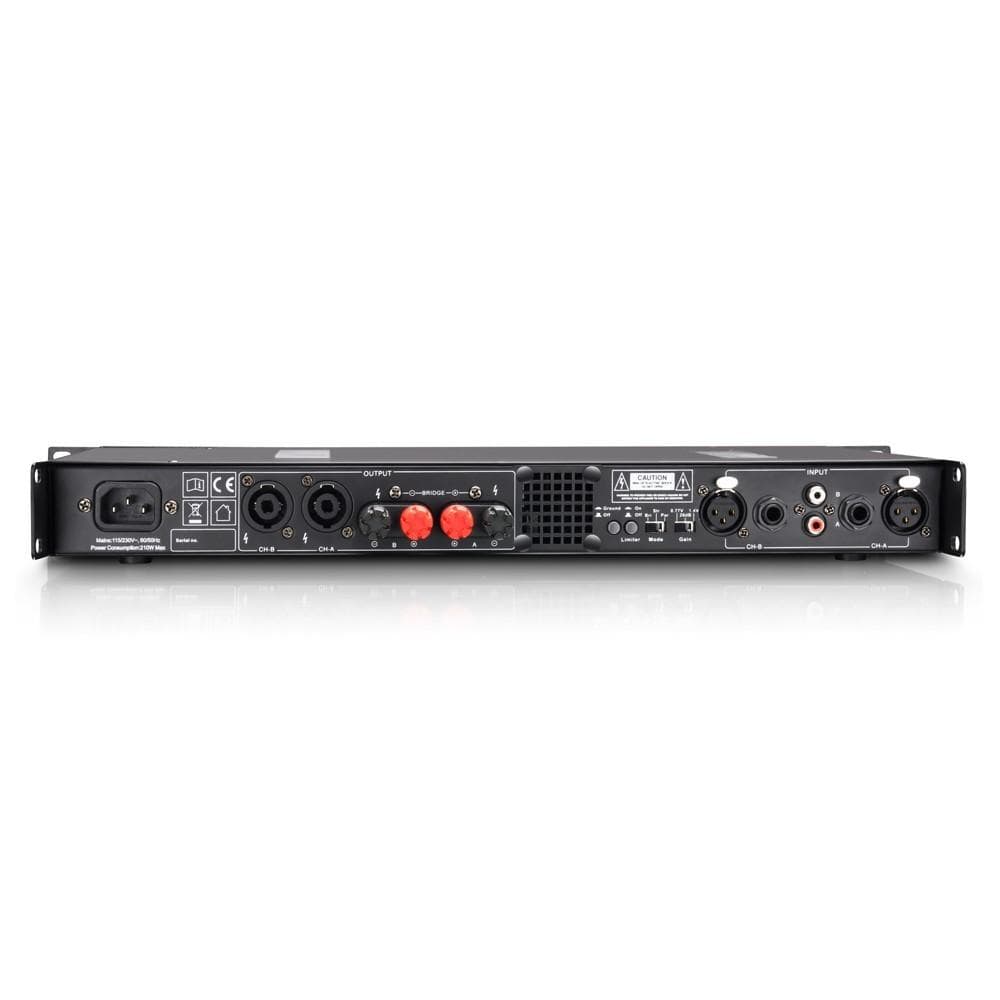 ld systems power amplifiers ld system class d 2 x 100 w 4 ohms pa power amplifier
