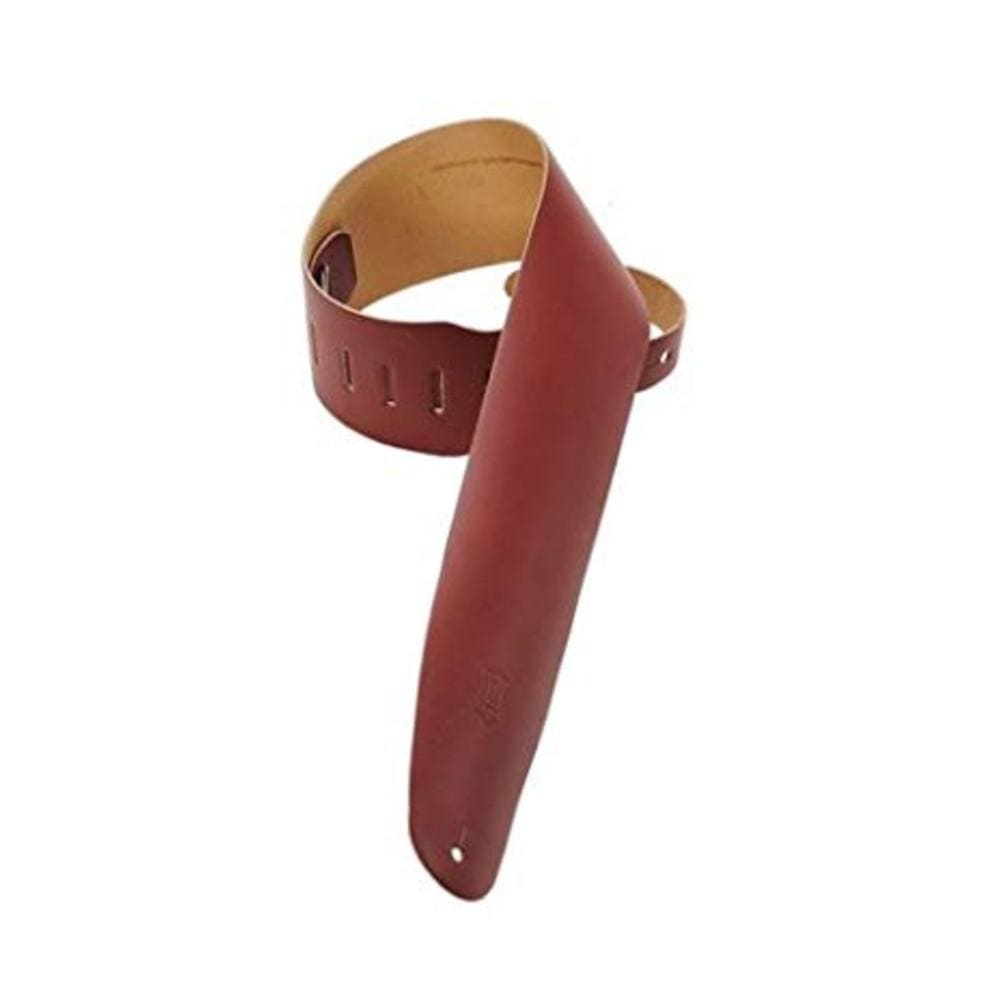 levy's guitar straps levy's m4 leather guitar strap -walnut