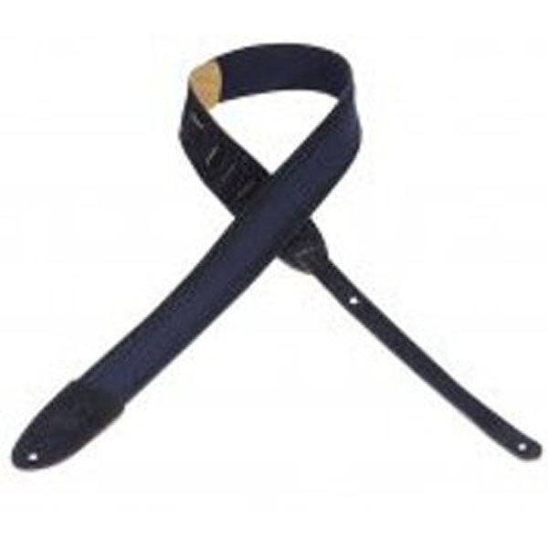 levy's guitar straps levys 2inch m12sc cotton navy blue guitar strap