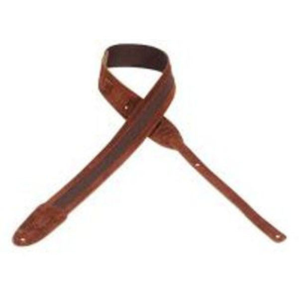 levy's guitar straps levys 2inch m12sc cotton rust guitar strap