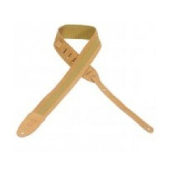levy's guitar straps levys 2inch m12sc cotton tan guitar strap