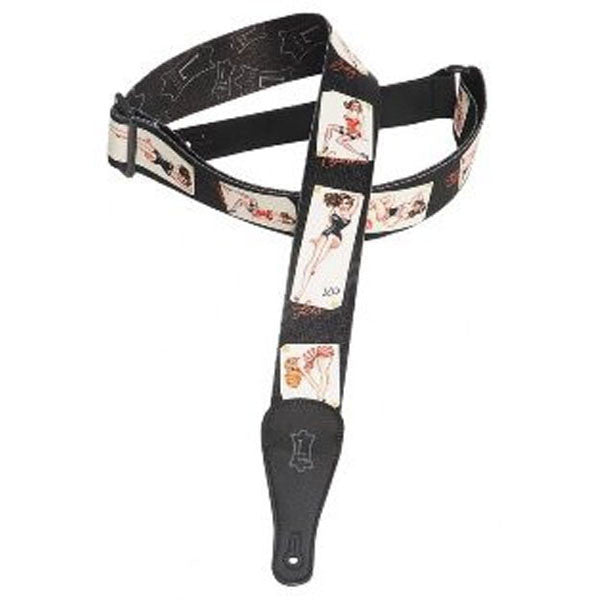 levy's guitar straps levys 2inch mps2-072 sonic art polyester guitar strap