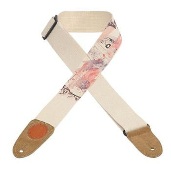 levy's guitar straps levys 2inch mssc8u-003 cotton guitar strap