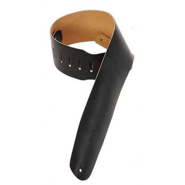 Levy's Guitar Straps Levys M4-Black 3.5inch Leather Guitar Strap