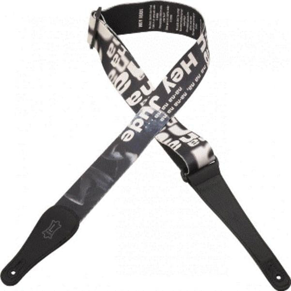 levy's guitar straps levys mpl2-009 polyester guitar strap hey jude