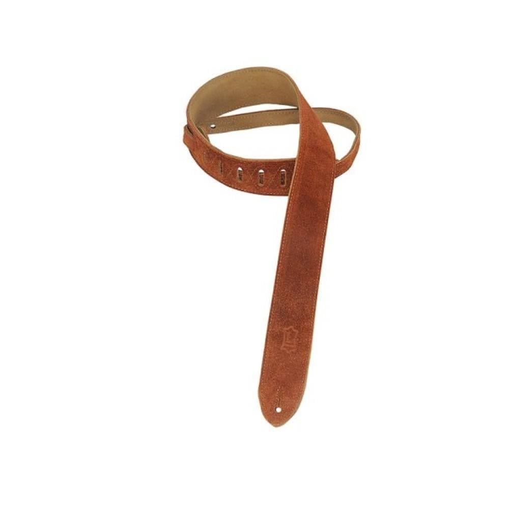 levy's guitar straps levys ms12 xl cpr guitar strap leather - 2 inch copper