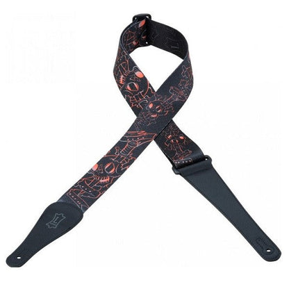 levy's guitar straps mpd2046 levy's mpd2 polyester guitar strap (5.08 cm)   