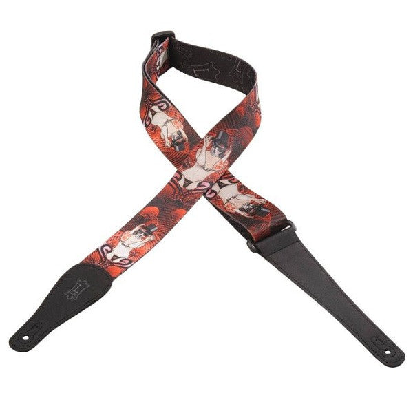 levy's guitar straps mpd2075 levy's mpd2 polyester guitar strap (5.08 cm)   