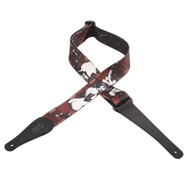 levy's guitar straps mpd2077 levy's mpd2 polyester guitar strap (5.08 cm)   