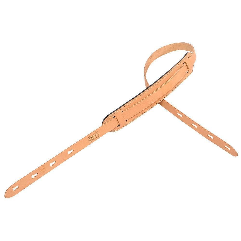 levy's guitar straps russet levys pm22 leather guitar strap - 1 inch      #size_russet