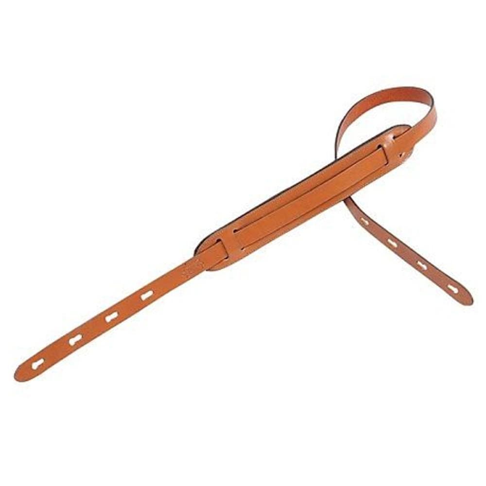 Levy's Guitar Straps Tan Levys PM22 Leather Guitar Strap - 1 inch