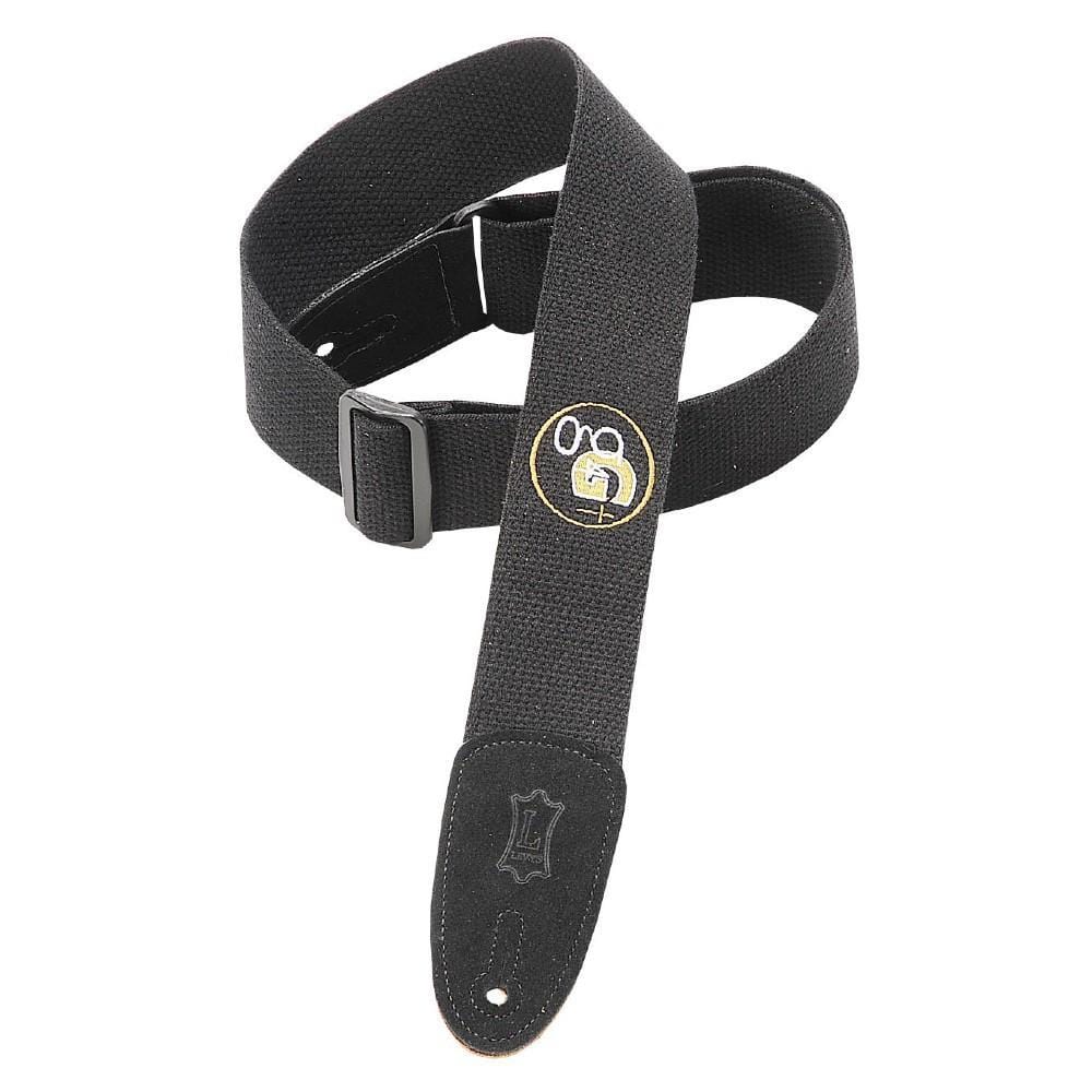 levys guitar straps levys mc8g4g01-blk embroidered design cotton 2 inch guitar strap- black