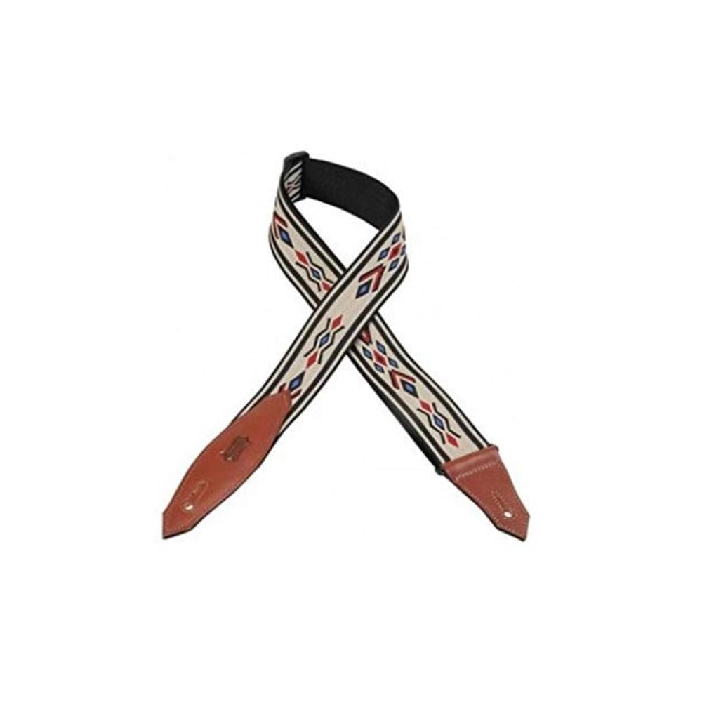 levys guitar straps levys mssn80-xl-mlt multi polypropylene jacquard weave 2 inch guitar strap
