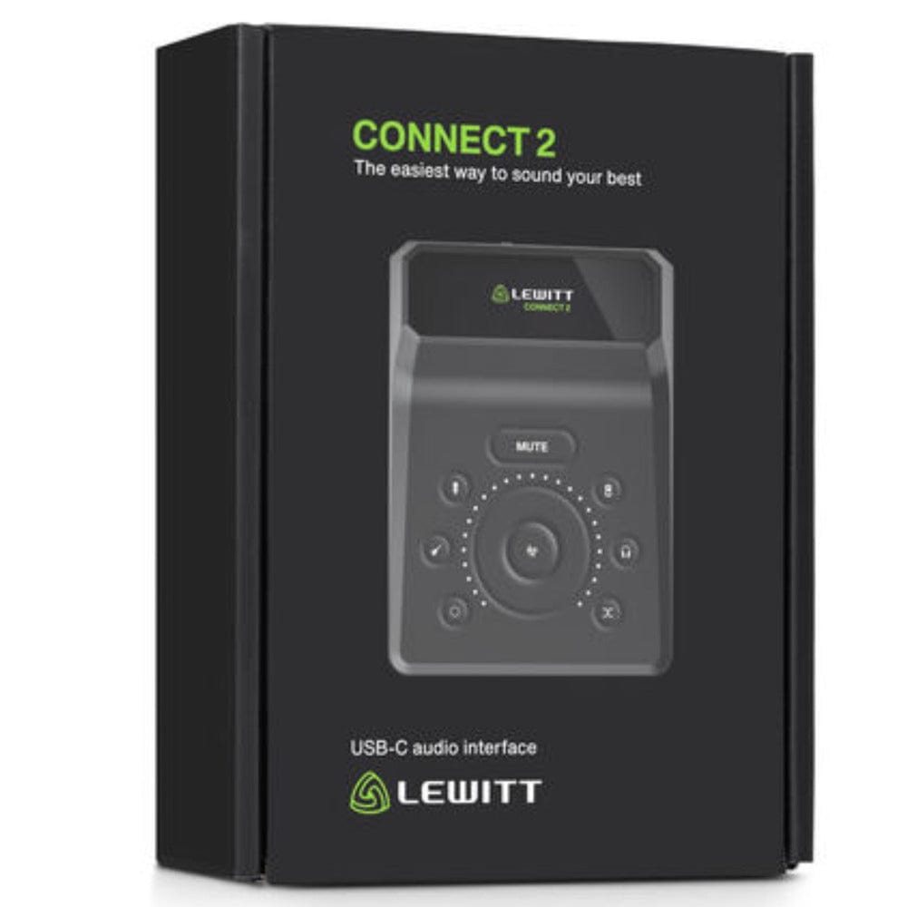 lewitt audio interfaces lewitt connect 2 usb-c audio interface