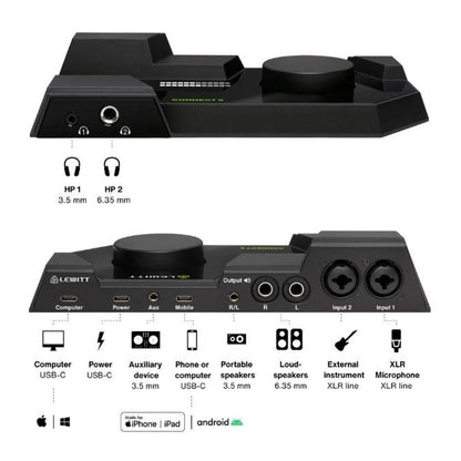 Lewitt Audio Interfaces Lewitt Connect 6 6x6 Dual USB-C Audio Interface
