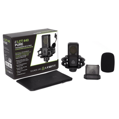 Lewitt Condenser Microphones Lewitt LCT 440 Pure Large Diaphragm Condenser Microphone - Cardoid