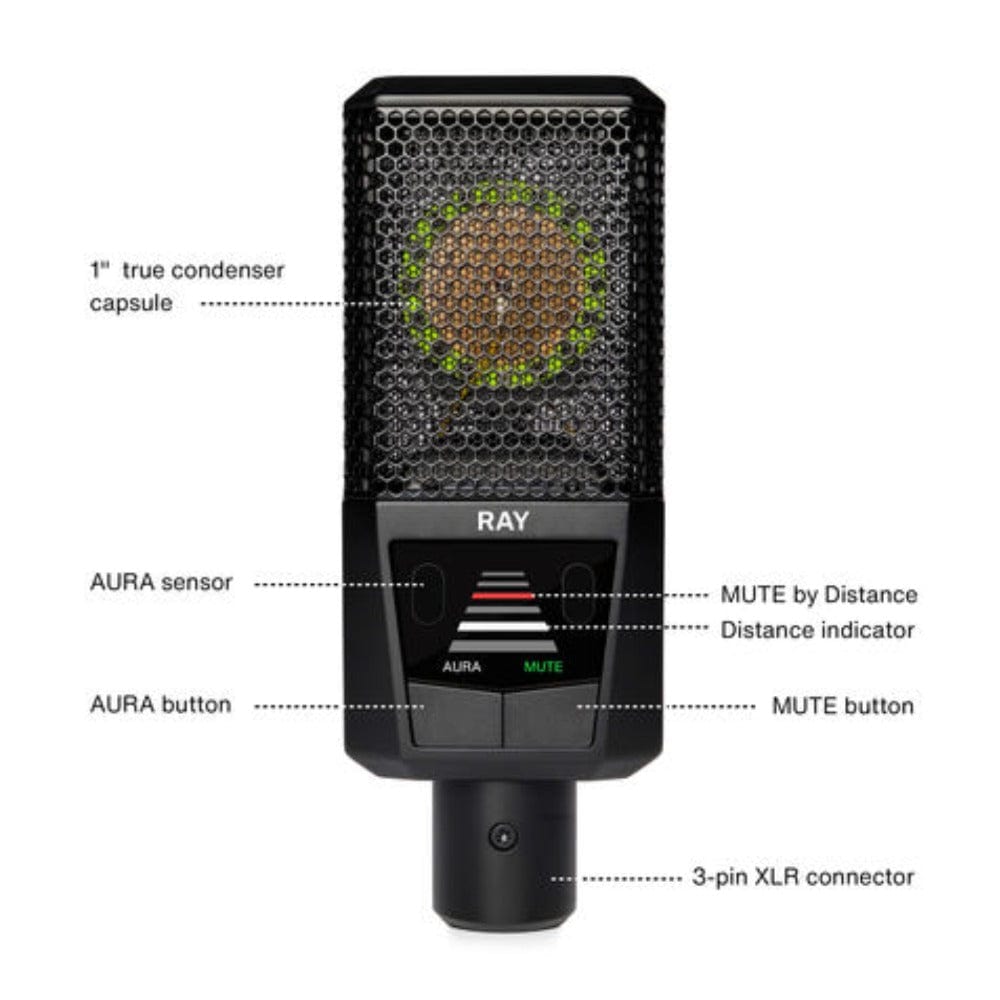 lewitt condenser microphones lewitt ray large diphragm condenser microphones