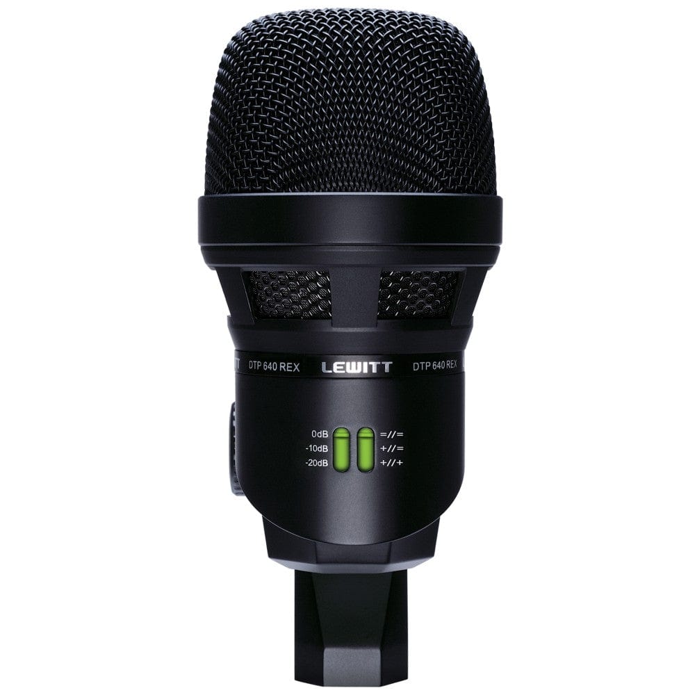 lewitt condenser microphones lewitt reference class dual element bass drum microphone (dtp-640-rex)