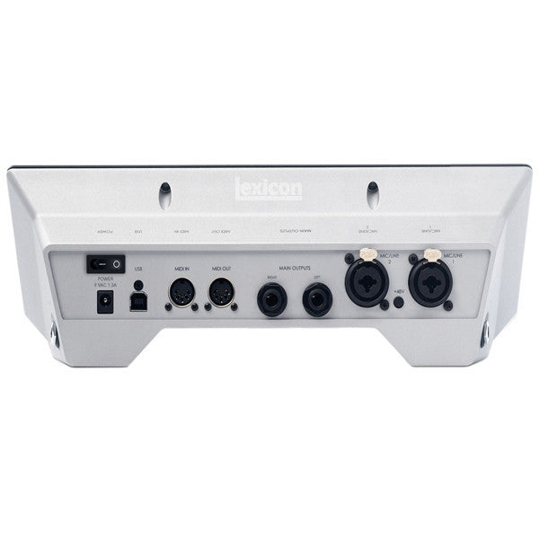 lexicon audio interfaces lexicon i-o 22 2x2 usb 2.0 desktop recording studio