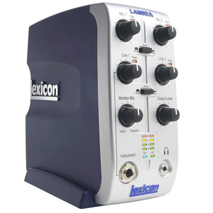 lexicon audio interfaces lexicon lambda 4x2x2 desktop recording studio audio interface