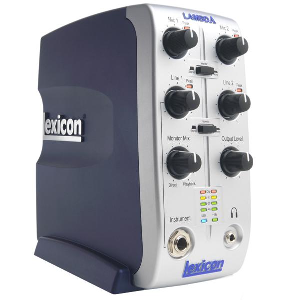 lexicon audio interfaces lexicon lambda 4x2x2 desktop recording studio audio interface
