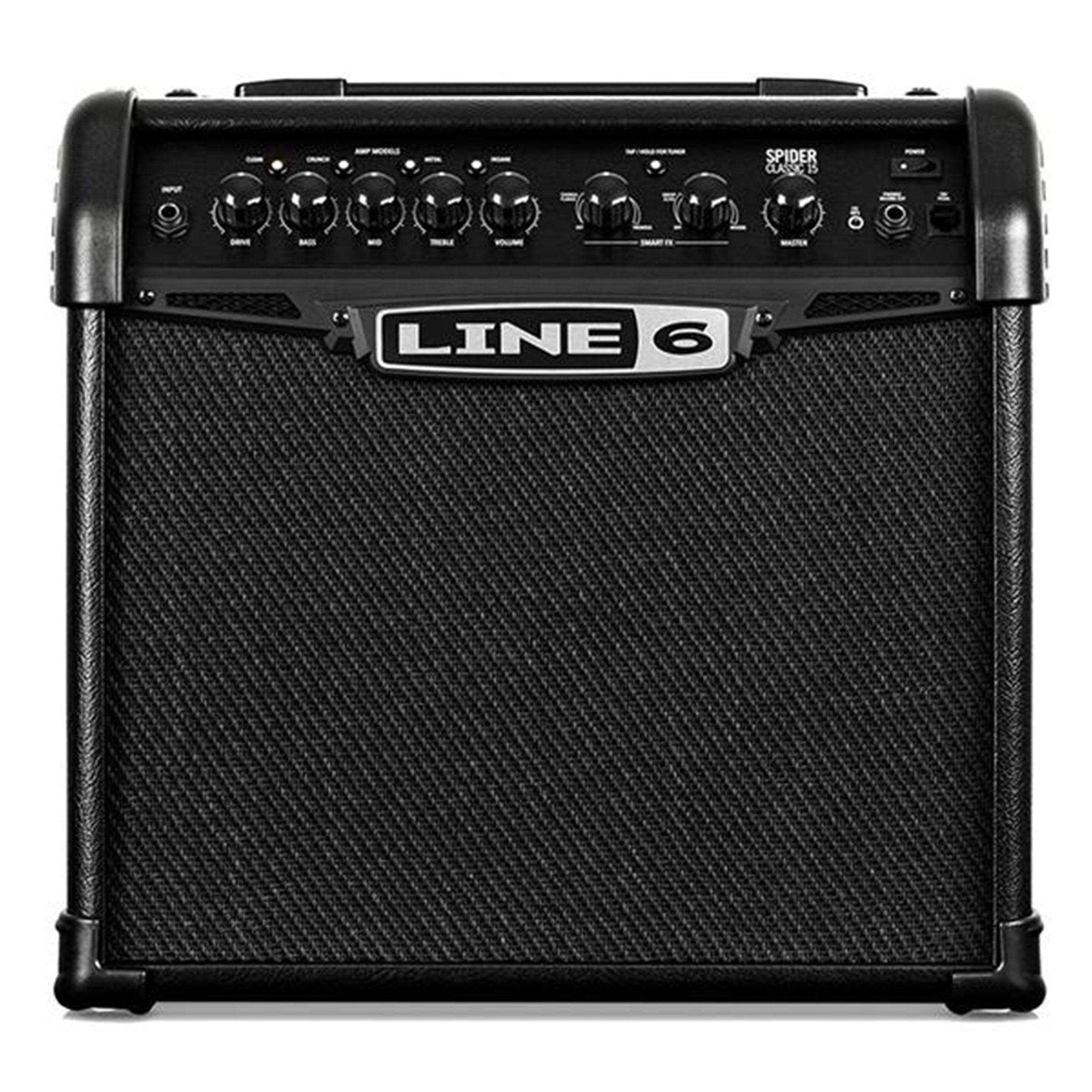 line 6 guitar amplifiers line 6 spider classic v 15 watts combo electric guitar amplifier