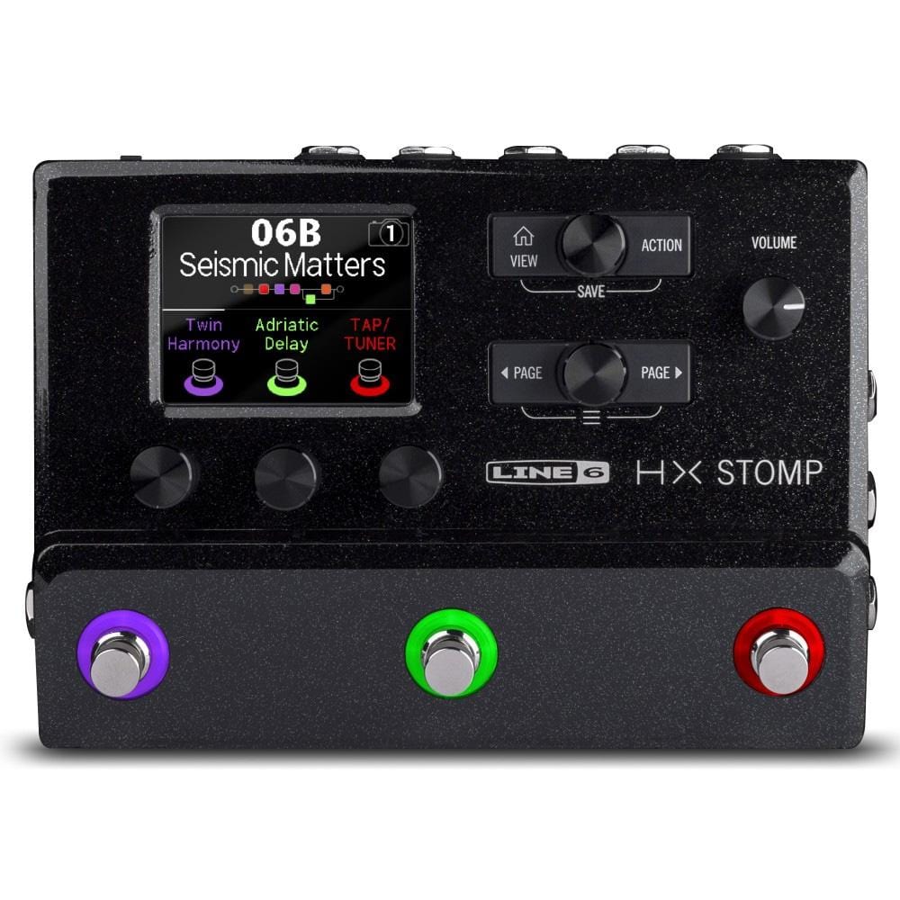 Line 6 Guitar Processors Black Line 6 HX Stomp Compact Professional Guitar Processor