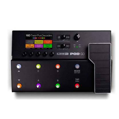 Line 6 Guitar Processors Black Line 6 Pod Go Ultra Portable Guitar Processor