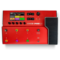 Line 6 Guitar Processors Limited Edition Red Line 6 Pod Go Ultra Portable Guitar Processor