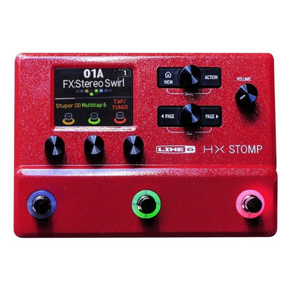 Line 6 Guitar Processors Red Line 6 HX Stomp Compact Professional Guitar Processor