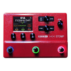 Line 6 Guitar Processors Red Line 6 HX Stomp Compact Professional Guitar Processor