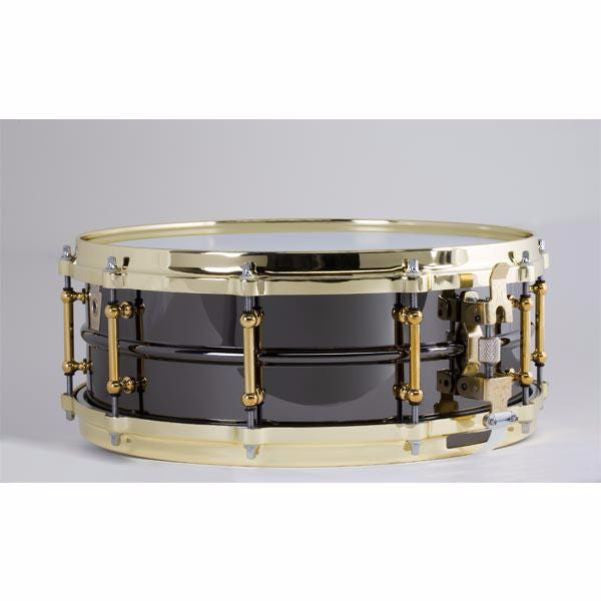 ludwig snares black beauty brass on brass 5inchx14inch snare drum