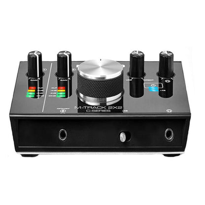 m-audio audio interfaces m-audio m-track 2x2 2-in/2-out 24/192 usb audio interface