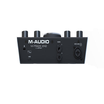 m-audio audio interfaces m-audio m-track 2x2 2-in/2-out 24/192 usb audio interface