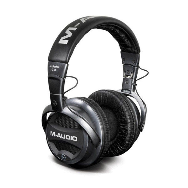 m-audio headphones m-audio studiophile q40 closed-back dynamic headphones
