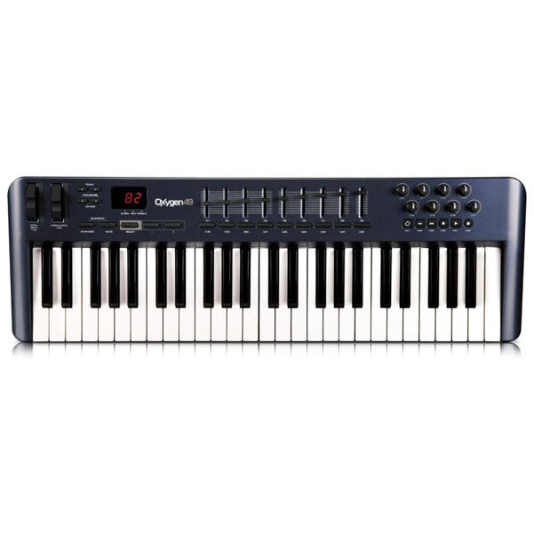 m-audio midi keyboards m-audio oxygen 49 midi keyboard controller 49-key 3rd generation